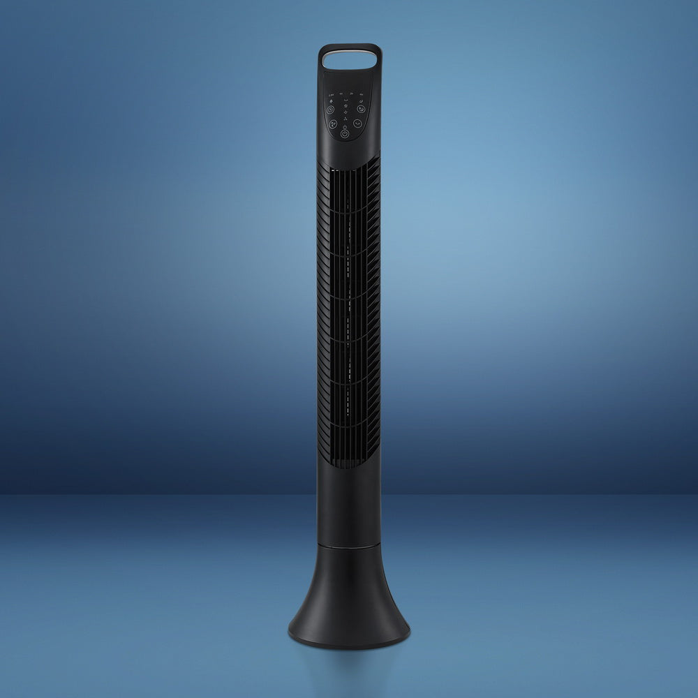 Ceiling Fans: Devanti Tower Fan Oscillating 3 Speeds with Remote 91cm