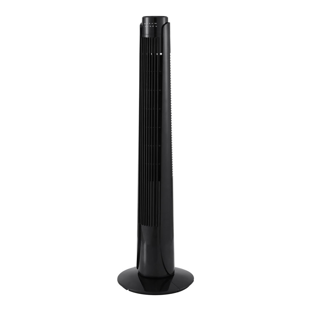 Ceiling Fans: Devanti Tower Fan Oscillating 3 Speeds with Remote 93cm