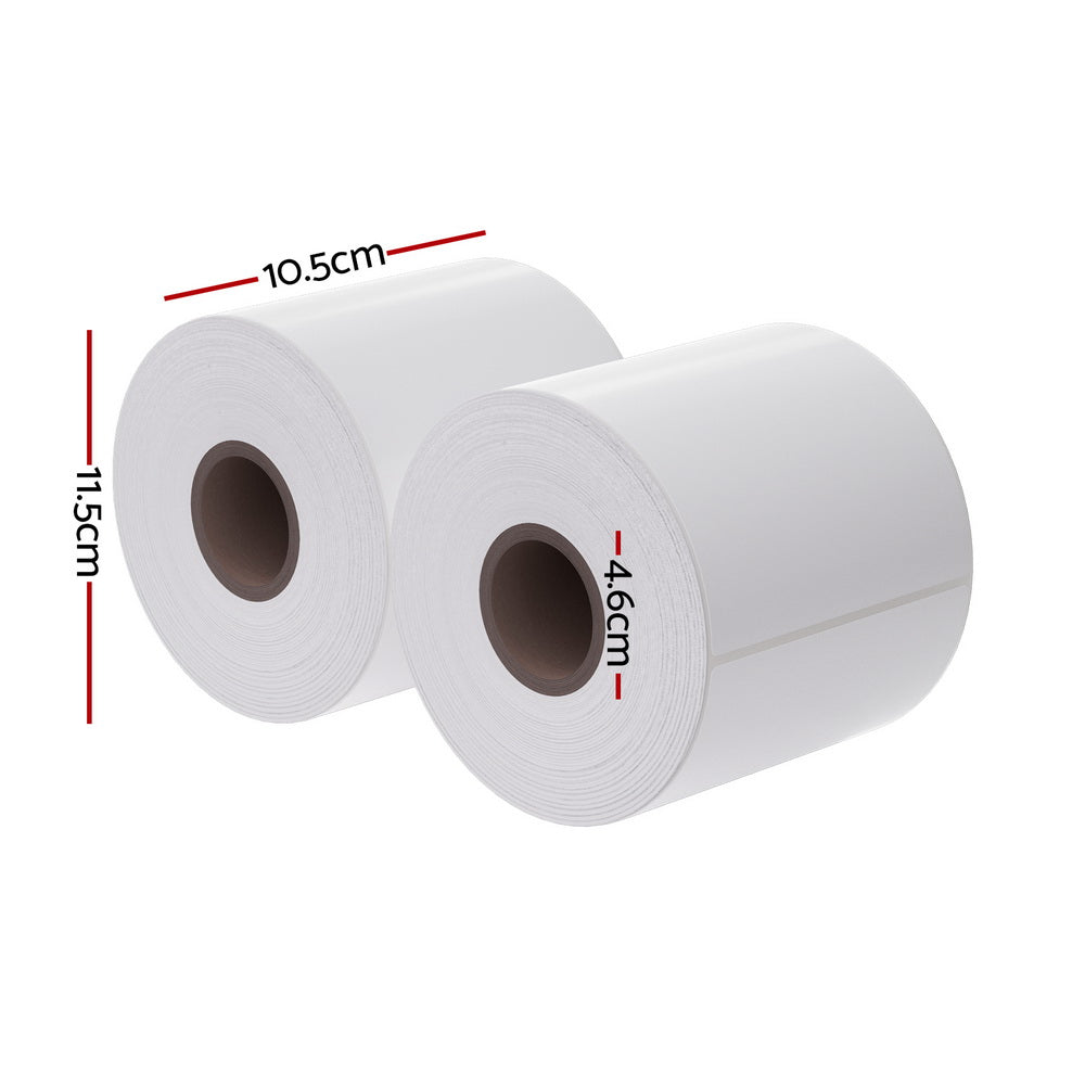 Paper Products: 4 Rolls Direct Thermal Labels Paper Printer Paper BarcodeÂ Shipping Stickers