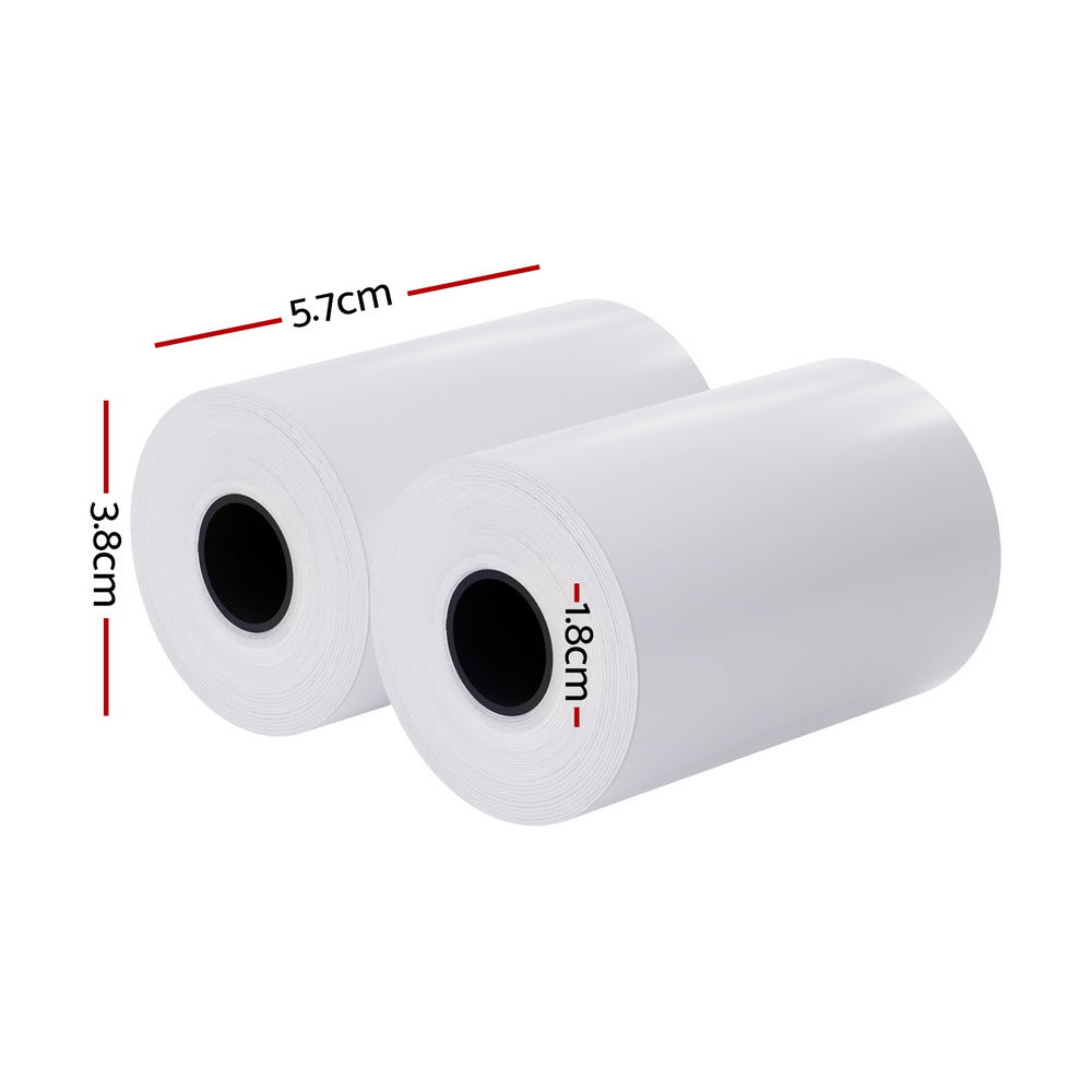 Labels: 100 Rolls Thermal Label Paper Printer Paper Cash Register POS Receipt Roll