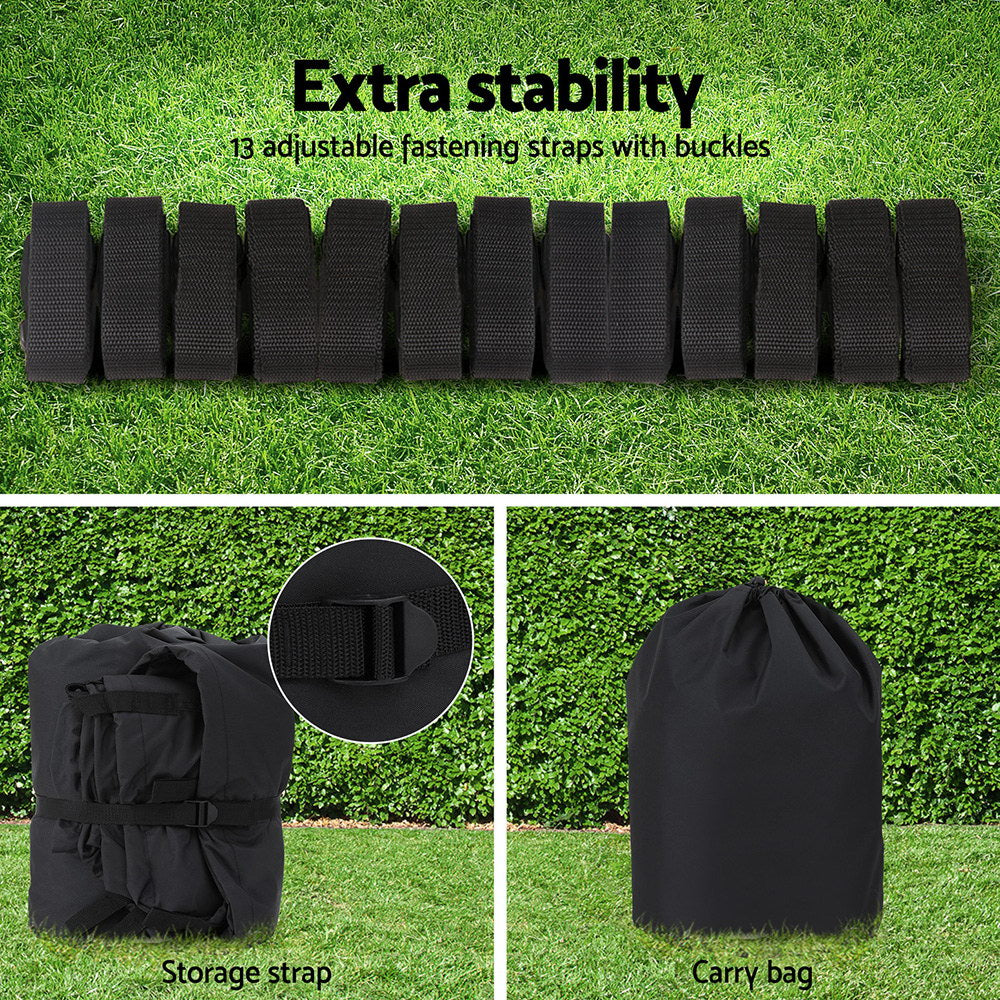 Boating Accessories: Seamanship Boat Cover 19-21ft Trailerable Jumbo Marine Grade Heavy Duty Black