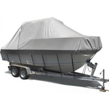 Boating Accessories: Seamanship Boat Cover 21-23ft Trailerable Jumbo Marine 600D Heavy Duty Grey