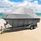 Boating Accessories: Seamanship Boat Cover 21-23ft Trailerable Jumbo Marine 600D Heavy Duty Grey