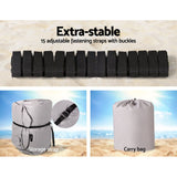 Boating Accessories: Seamanship Boat Cover 25-27ft Trailerable Jumbo Marine 600D Heavy Duty Grey