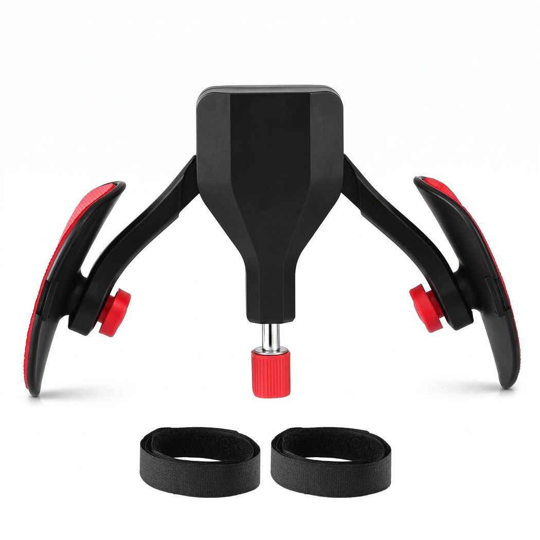 Everfit Pelvic Floor Exerciser Inner Thigh Kegel Trainer 35KG 360 Adjustable Men Women Black & Red