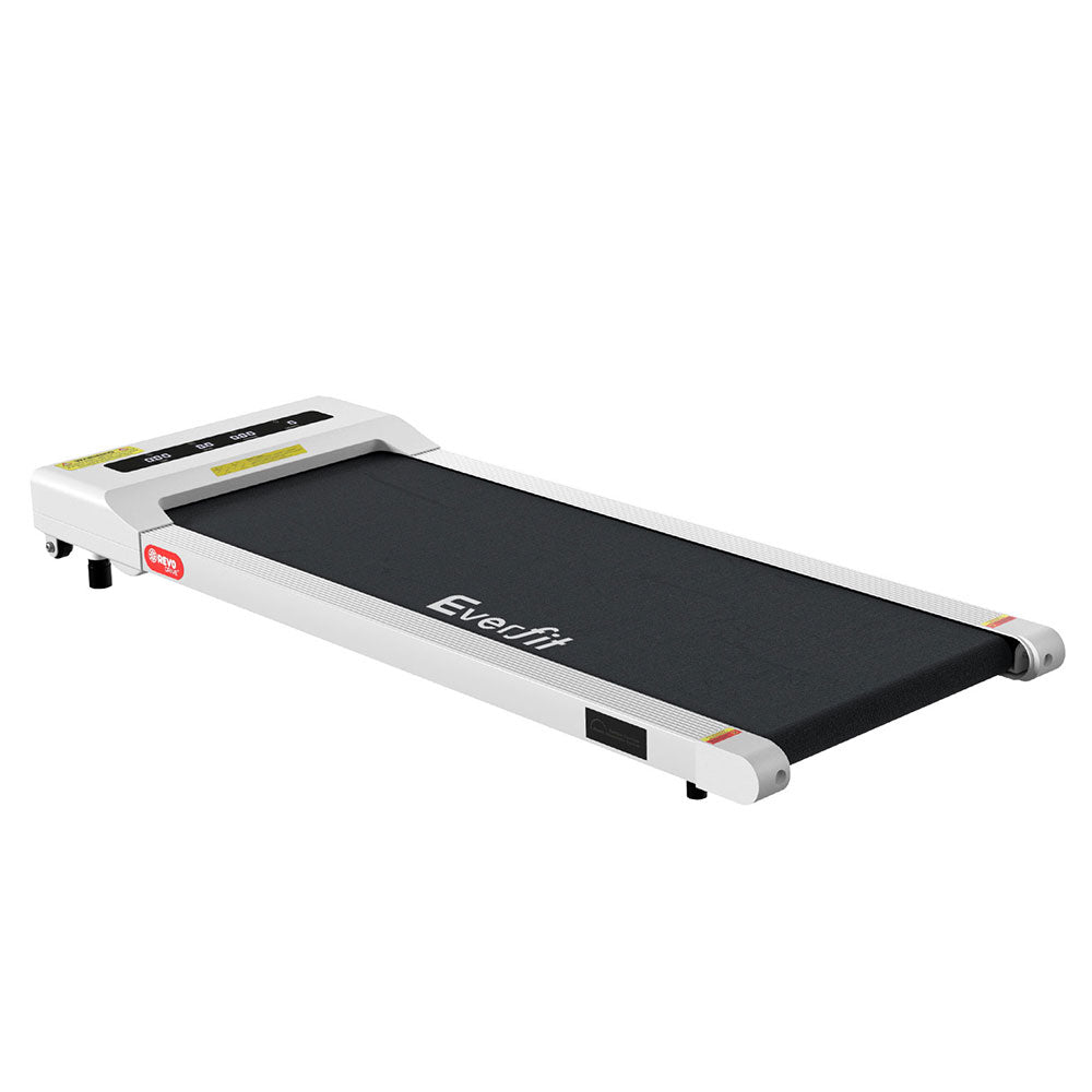 Treadmills: Everfit Treadmill Electric Walking Pad Under Desk Home Gym Fitness 360mm White