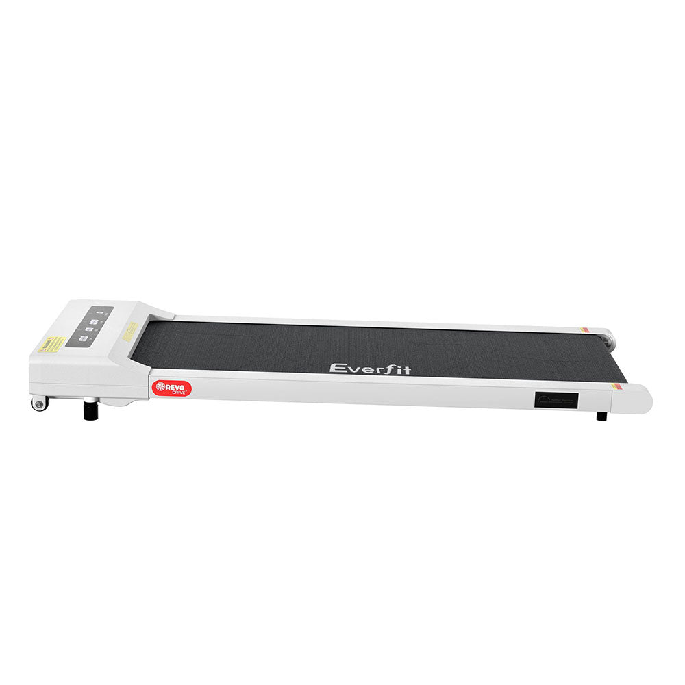 Treadmills: Everfit Treadmill Electric Walking Pad Under Desk Home Gym Fitness 360mm White
