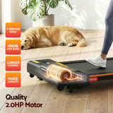 Treadmills: Everfit 3 in 1 Walking Pad Treadmill 12% Incline Under Desk Treadmills for Home Gym With 38cm Wide Belt
