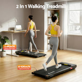 Treadmills: Everfit Walking Pad Treadmill 2 in 1 Foldable Under Desk for Home Gym With 38cm Belt With APP