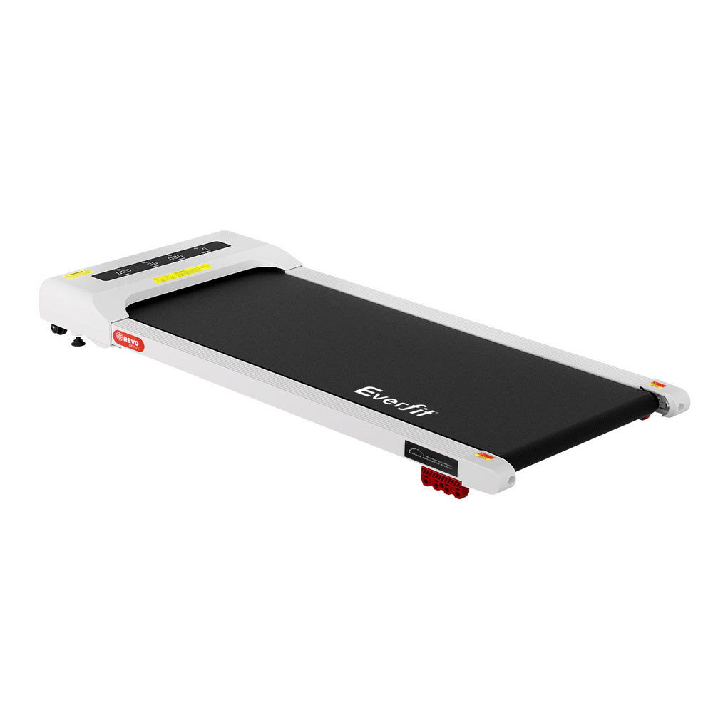 Treadmills: Everfit Treadmill Electric Walking Pad Incline Under Desk Home Gym 380mm White
