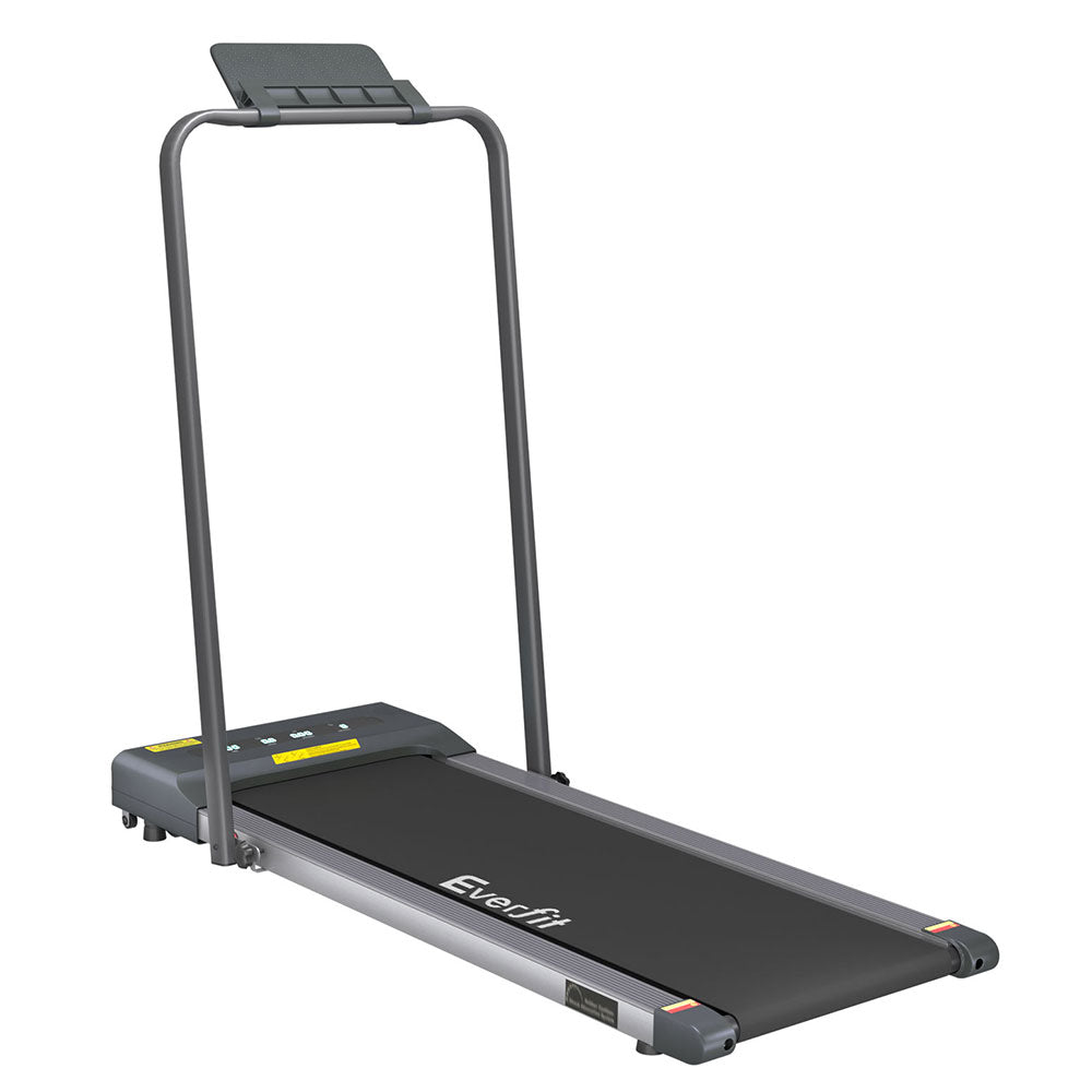 Treadmills: Everfit Treadmill Electric Walking Pad Under Desk Home Gym Fitness 380mm Grey