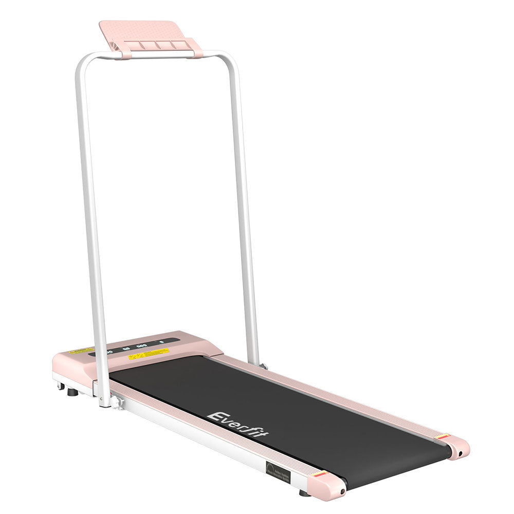 Treadmills: Everfit Treadmill Electric Walking Pad Under Desk Home Gym Fitness 380mm Pink