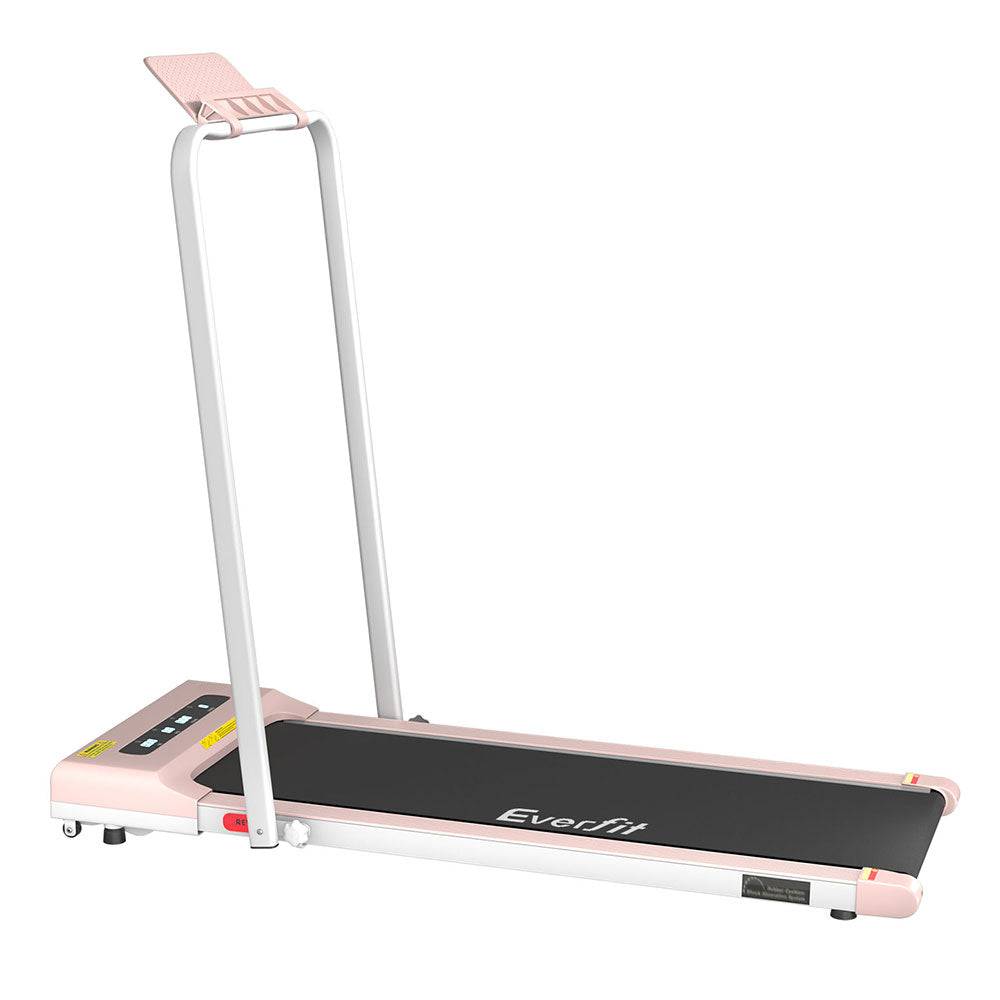 Treadmills: Everfit Treadmill Electric Walking Pad Under Desk Home Gym Fitness 380mm Pink