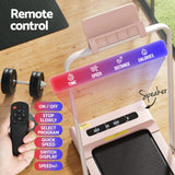 Everfit Treadmill Electric Walking Pad Under Desk Home Gym Fitness 380mm Pink