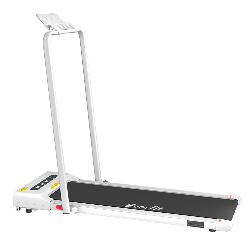 Treadmills: Everfit Treadmill Electric Walking Pad Under Desk Home Gym Fitness 380mm White
