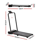 Everfit 3 in 1 Walking Pad Treadmill 12% Incline Under Desk Foldable Treadmills for Home Gym With 38cm Wide Belt APP Control