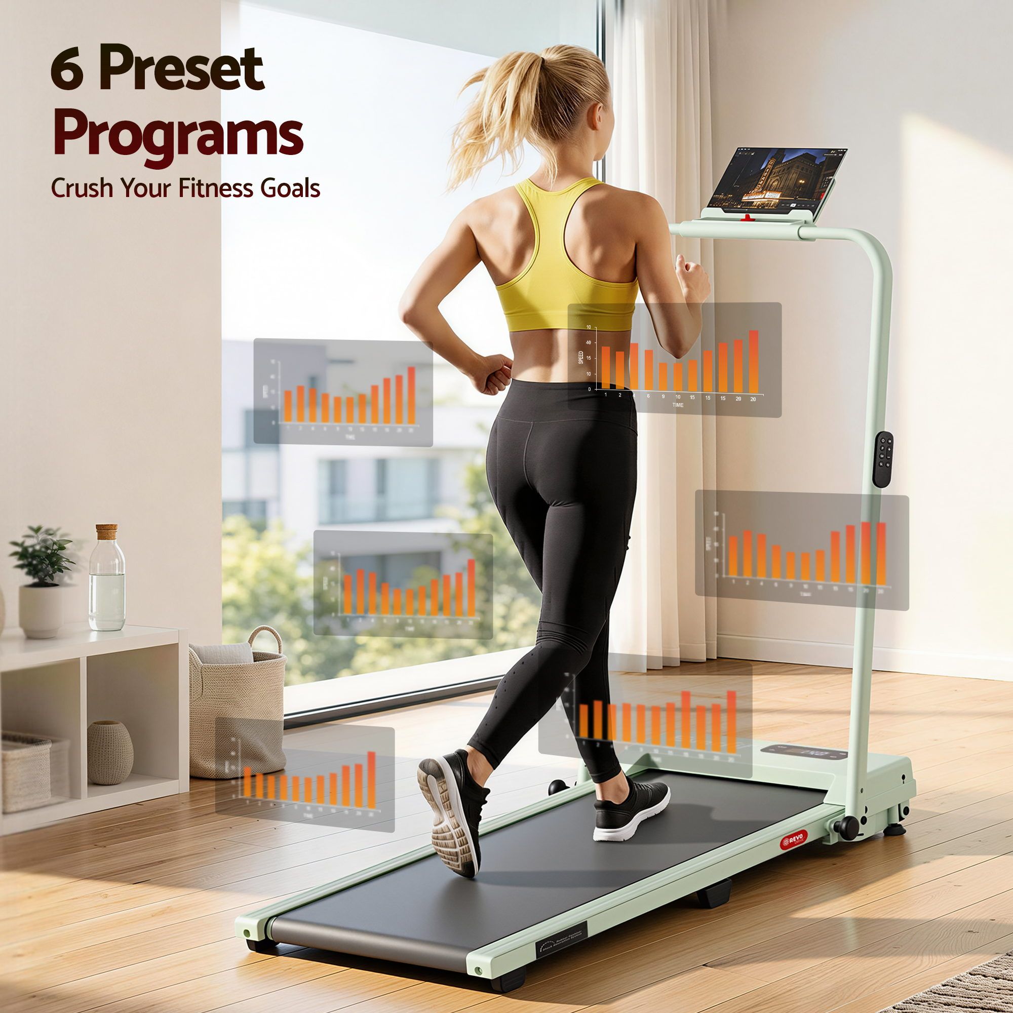 Everfit 3 in 1 Walking Pad Treadmill 12% Incline Under Desk Foldable Treadmills for Home Gym With 38cm Wide Belt APP Control