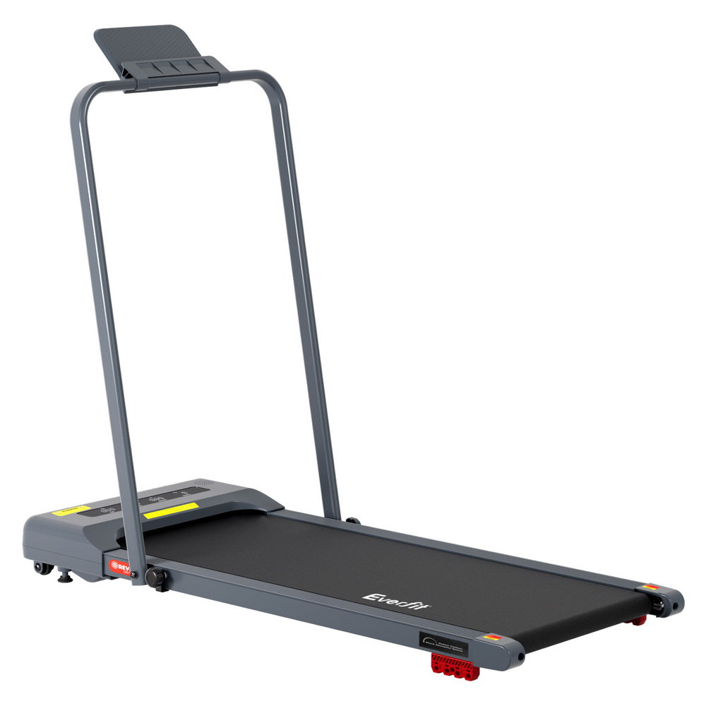 Treadmills: Everfit Treadmill Electric Walking Pad Incline Under Desk 380mm Grey