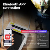 Everfit Treadmill Electric Walking Pad Incline Under Desk 380mm White