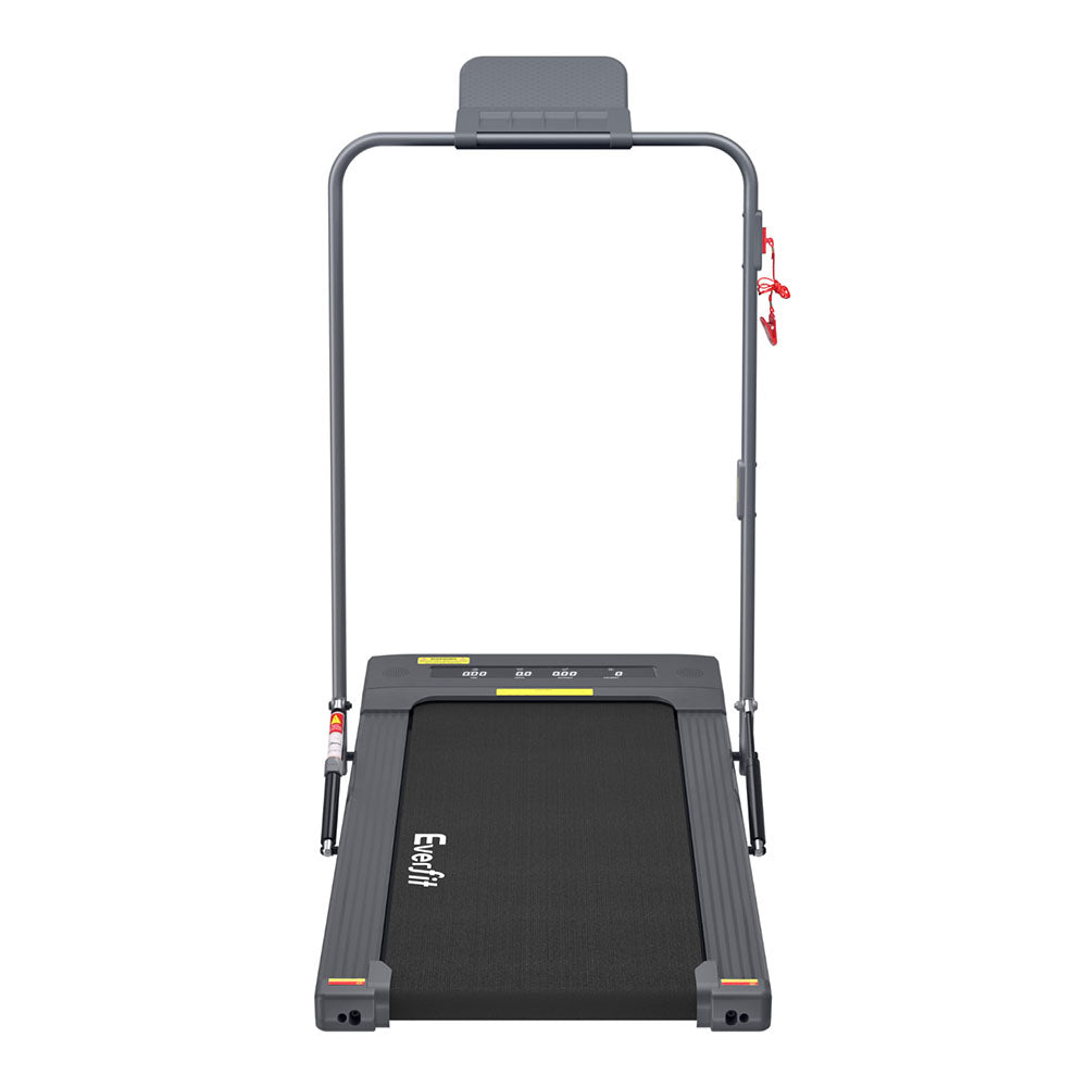 Treadmills: Everfit Treadmill Electric Walking Pad Under Desk Home Gym Fitness 400mm Grey