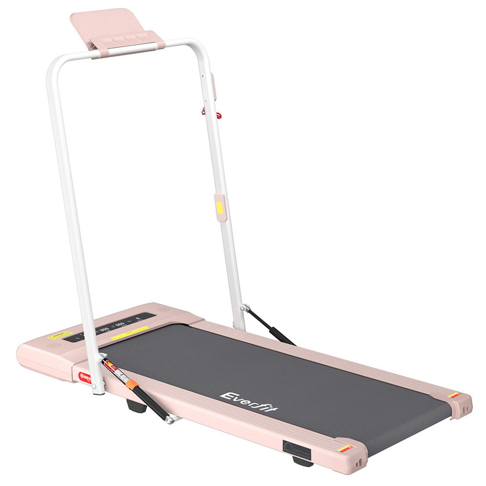 Treadmills: Everfit Treadmill Electric Walking Pad Under Desk Home Gym Fitness 400mm Pink