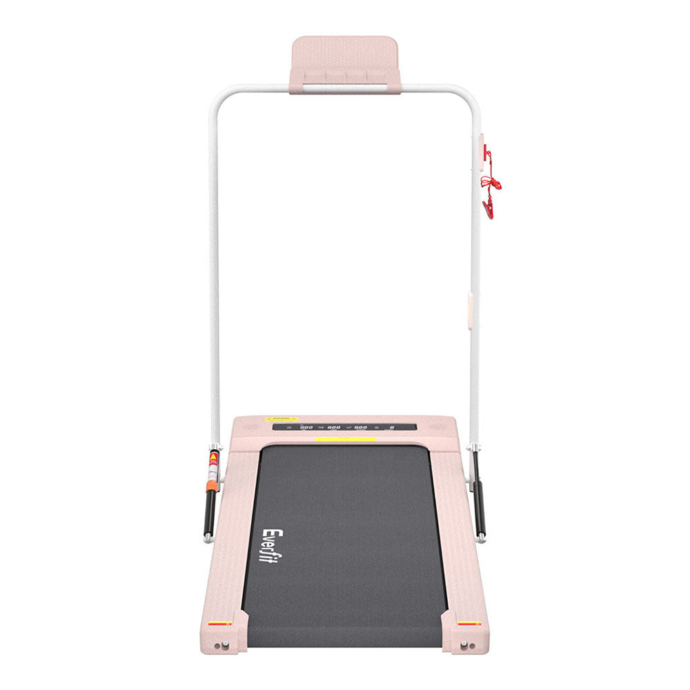 Treadmills: Everfit Treadmill Electric Walking Pad Under Desk Home Gym Fitness 400mm Pink