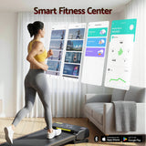 Treadmills: Everfit 3 in 1 Walking Pad Treadmill 20% Auto Incline Under Desk Treadmills for Home Gym With 40cm Wide Belt