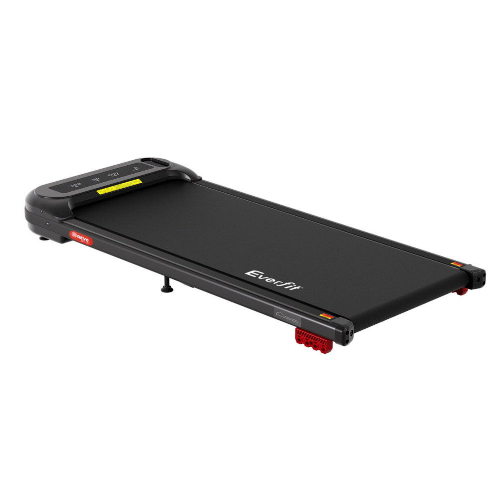 Treadmills: Everfit Treadmill Electric Walking Pad with Incline Under Desk Home Gym Black