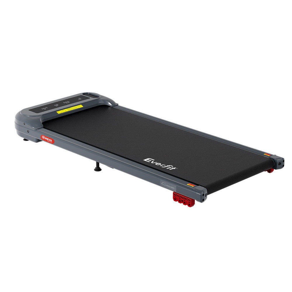 Treadmills: Everfit Treadmill Electric Walking Pad with Incline Under Desk Home Gym Grey