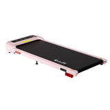 Everfit Treadmill Electric Walking Pad with Incline Under Desk Home Gym Pink