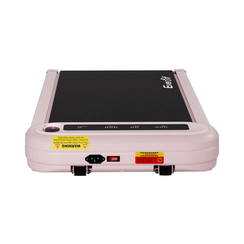 Treadmills: Everfit Treadmill Electric Walking Pad with Incline Under Desk Home Gym Pink