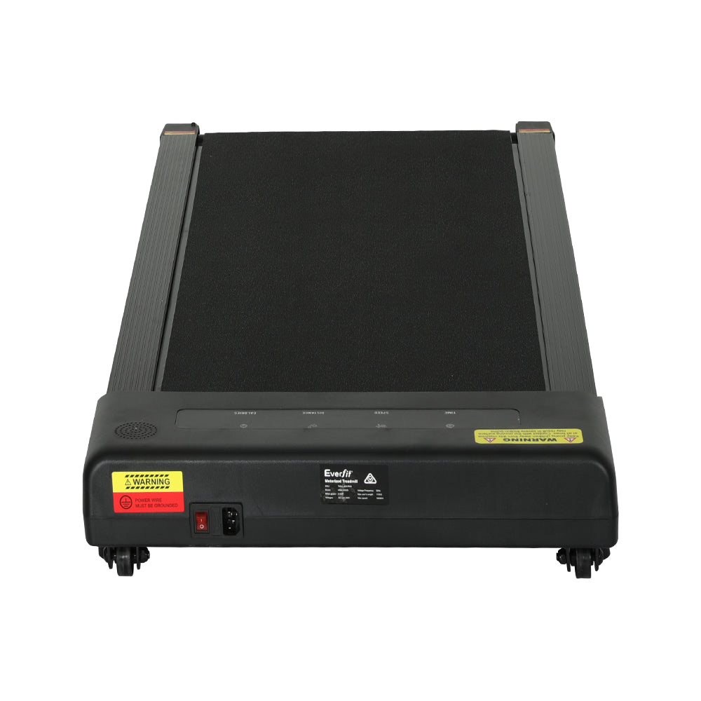 Treadmills: Everfit Treadmill Electric Walking Pad Under Desk Home Gym Fitness 400mm Black
