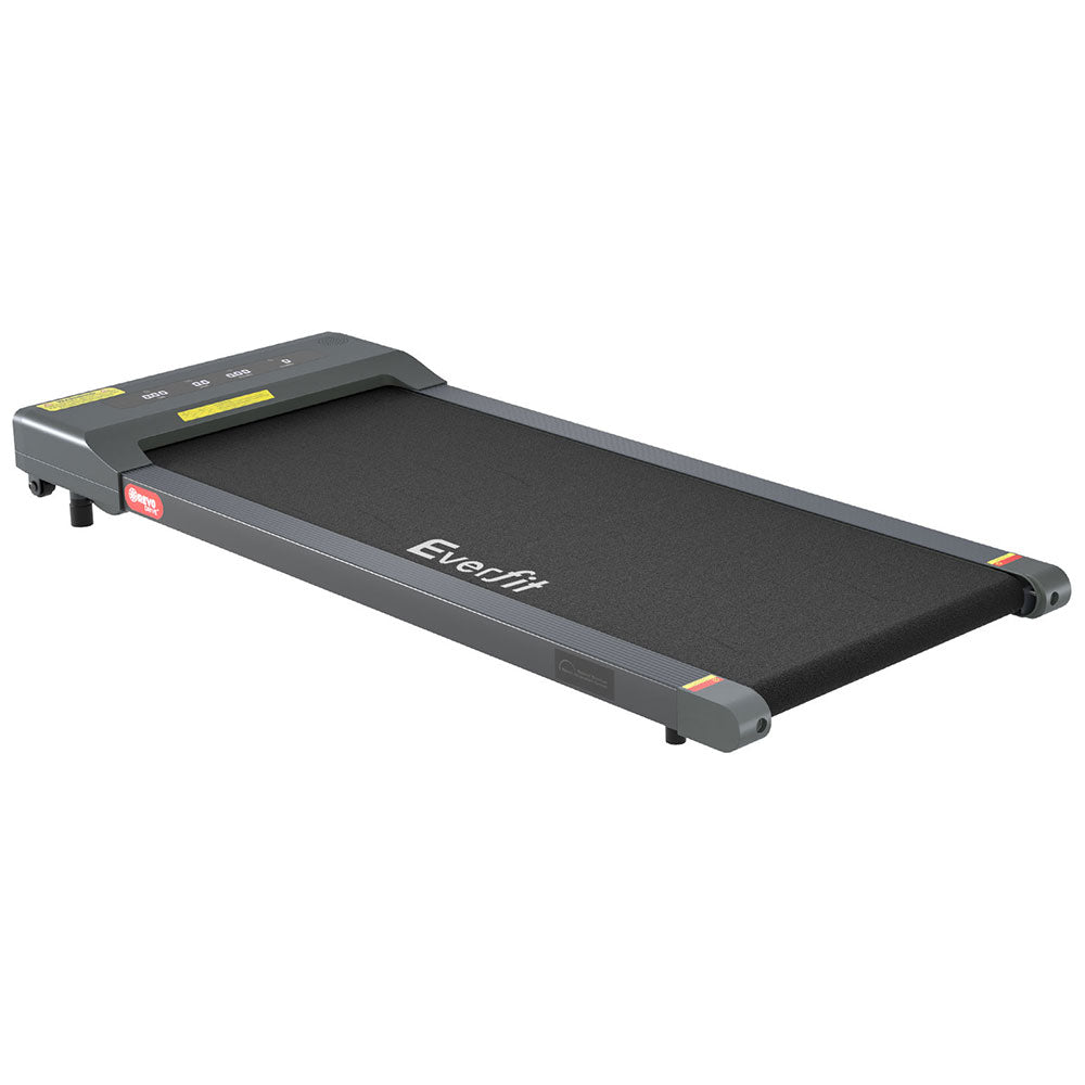 Treadmills: Everfit Treadmill Electric Walking Pad Under Desk Home Gym Fitness 400mm Grey