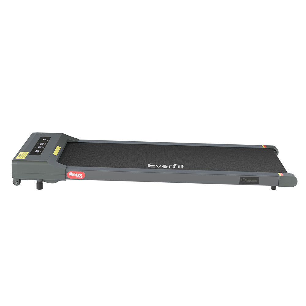 Treadmills: Everfit Treadmill Electric Walking Pad Under Desk Home Gym Fitness 400mm Grey
