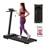 Treadmills: Everfit Walking Pad Treadmill 2 in 1 Foldable for Home Gym 40cm Wide Belt 12 Programs with App