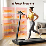 Treadmills: Everfit Walking Pad Treadmill 2 in 1 Foldable for Home Gym 40cm Wide Belt 12 Programs with App