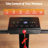 Treadmills: Everfit Walking Pad Treadmill 2 in 1 Foldable for Home Gym 40cm Wide Belt 12 Programs with App