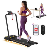 Treadmills: Everfit 3 in 1 Walking Pad Treadmill 20% Auto Incline Under Desk Foldable Treadmills for Home With 40cm Wide Belt