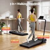 Treadmills: Everfit 3 in 1 Walking Pad Treadmill 20% Auto Incline Under Desk Foldable Treadmills for Home With 40cm Wide Belt