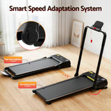 Treadmills: Everfit 3 in 1 Walking Pad Treadmill 20% Auto Incline Under Desk Foldable Treadmills for Home With 40cm Wide Belt