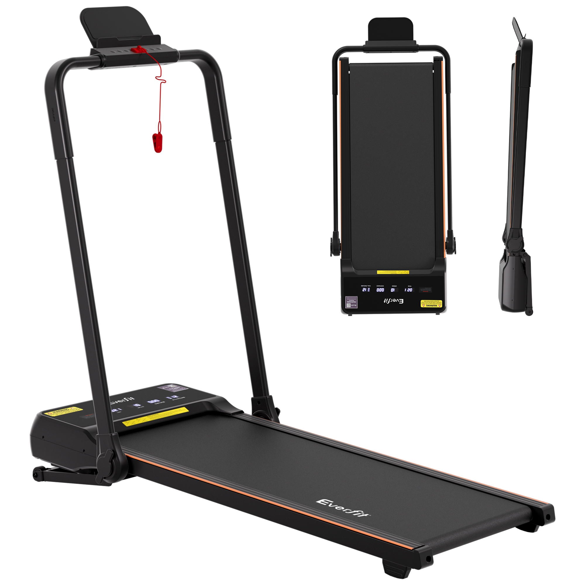 Treadmills: Everfit 3 in 1 Walking Pad Treadmill 20% Auto Incline Under Desk Foldable Treadmills for Home With 40cm Wide Belt