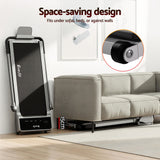 Everfit 3 in 1 Walking Pad Treadmill 20% Auto Incline Under Desk Foldable Treadmills for Home With 40cm Wide Belt Silver