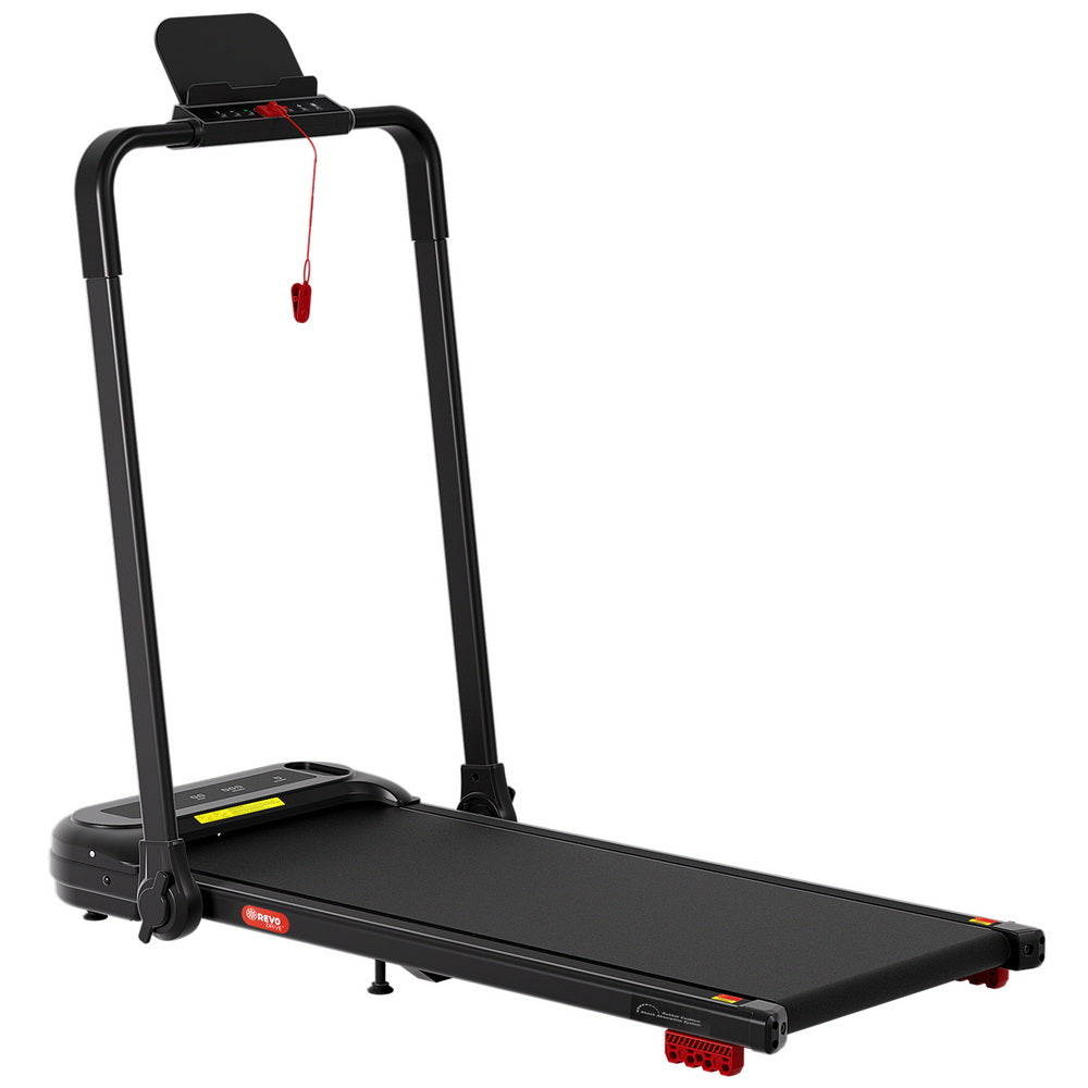 Treadmills: Everfit Treadmill Electric Walking Pad with Incline Foldable for Home Gym Black