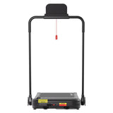 Everfit Treadmill Electric Walking Pad with Incline Foldable for Home Gym Black