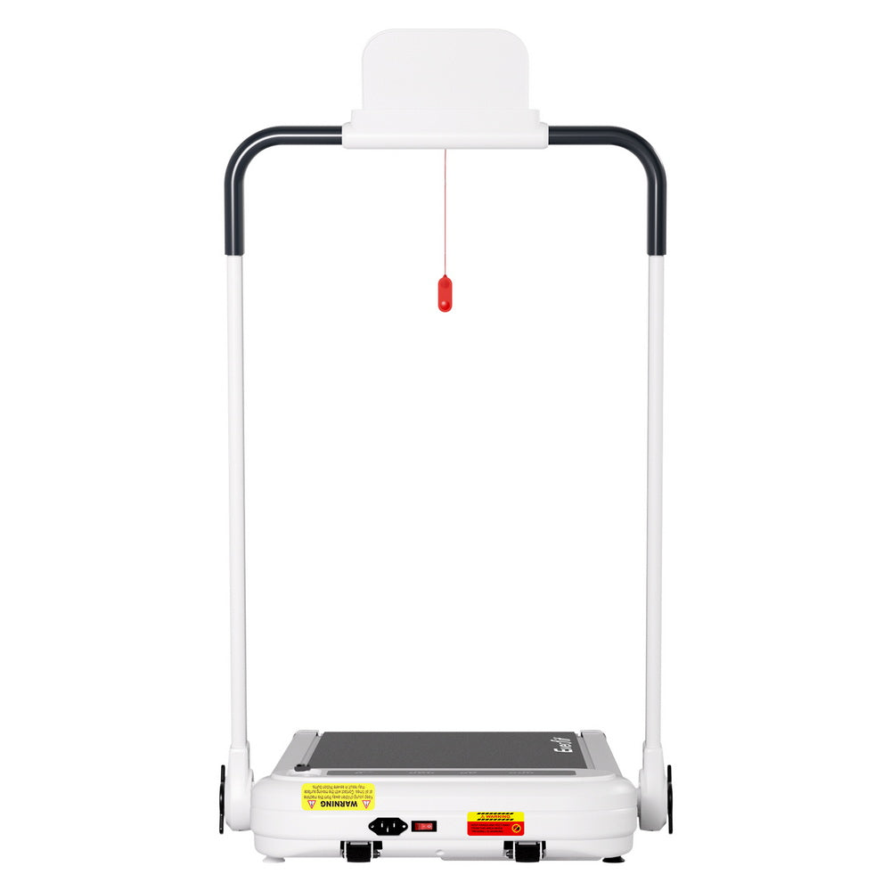 Treadmills: Everfit Treadmill Electric Walking Pad with Incline Foldable for Home Gym White