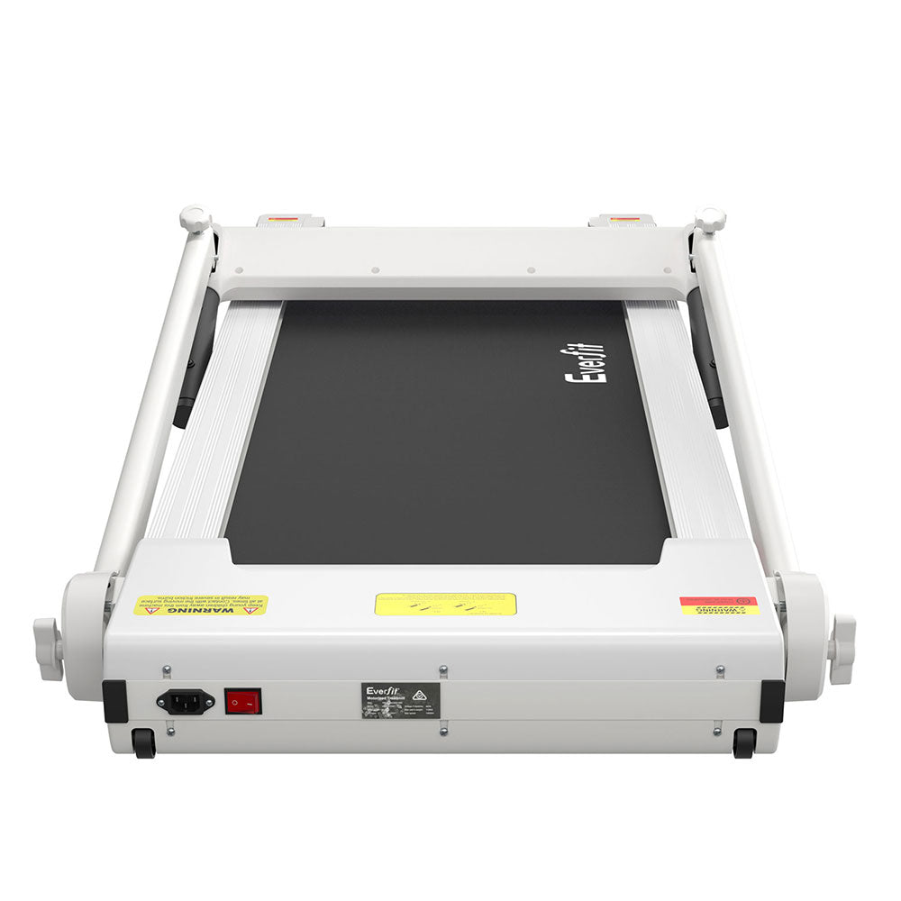 Treadmills: Everfit Treadmill Electric Home Gym Fitness Exercise Knob Foldable 450mm White