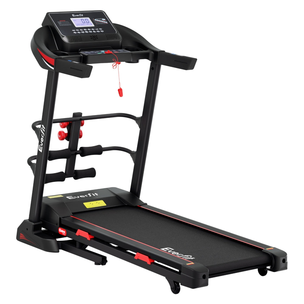 Treadmills: Everfit Treadmill Electric Home Gym Fitness Exercise Machine w/ Sit Up Bar 450mm