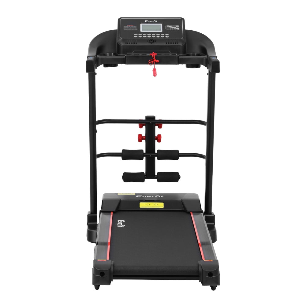 Treadmills: Everfit Treadmill Electric Home Gym Fitness Exercise Machine w/ Sit Up Bar 450mm