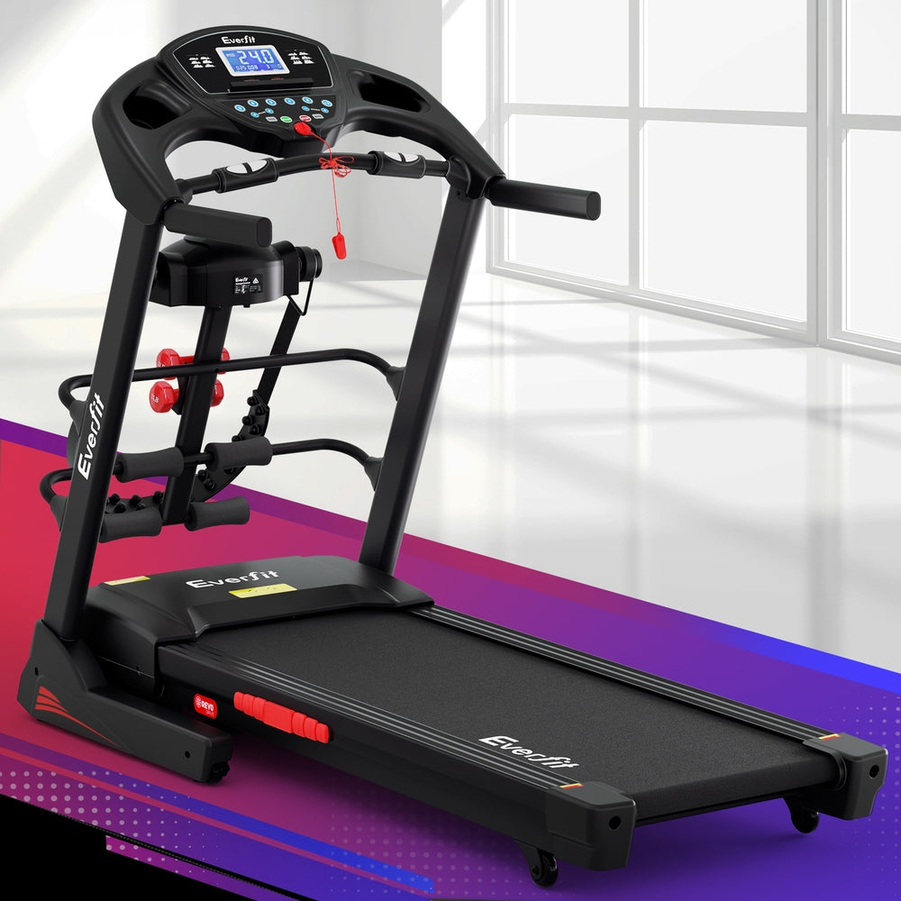 Treadmills: Everfit Treadmill Electric Home Gym Fitness Exercise Machine w/ Massager 480mm