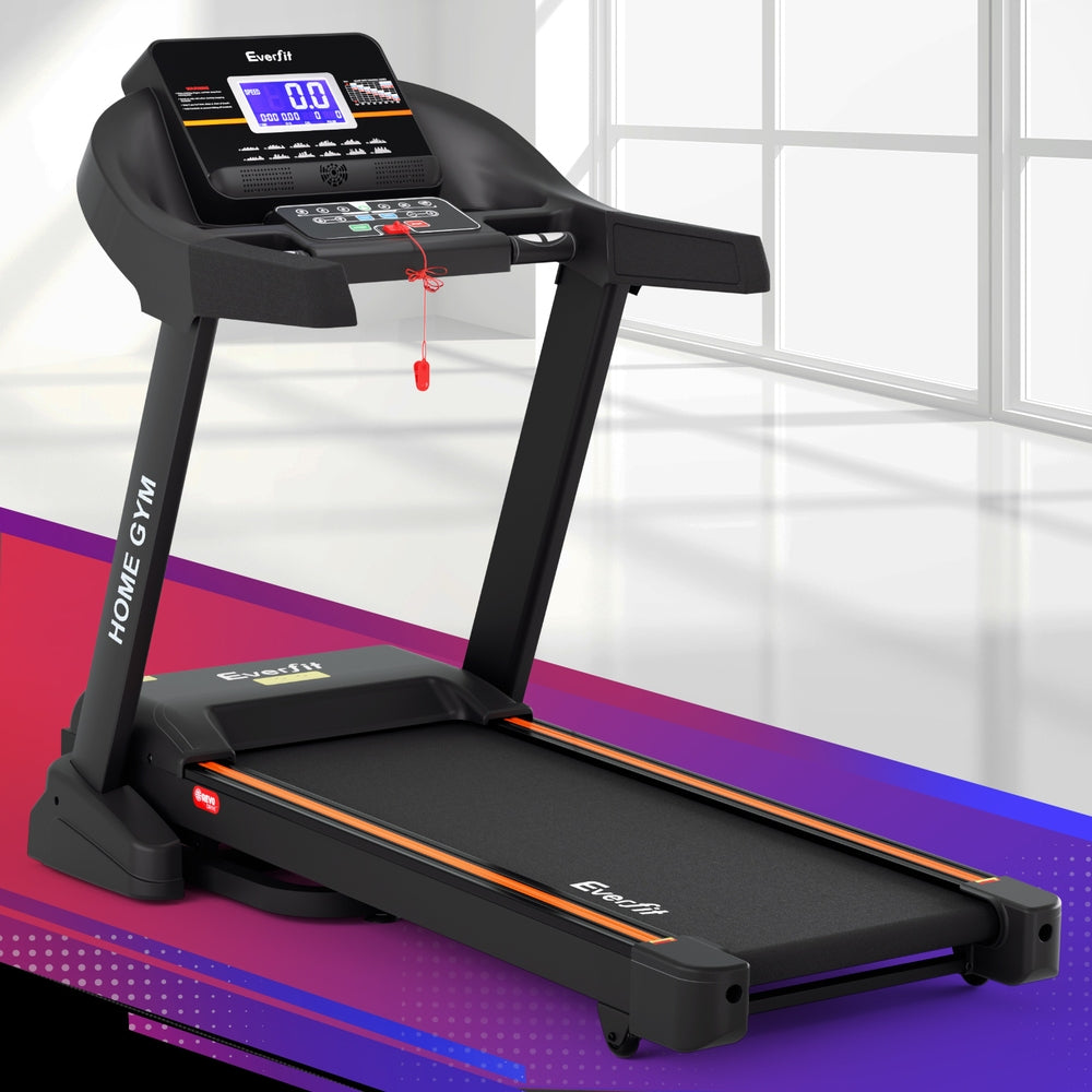Treadmills: Everfit Treadmill Electric Auto Incline Home Gym Fitness Exercise Machine 490mm